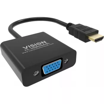 Video kábel adaptér Vision TC-HDMIVGA/BL