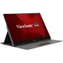 Viewsonic TD1655 počítačový monitor 39,6 cm (15,6 palcov) 1920 x 1080 pixelov Full HD LED dotykový displej viacpoužívateľský čierny, strieborný