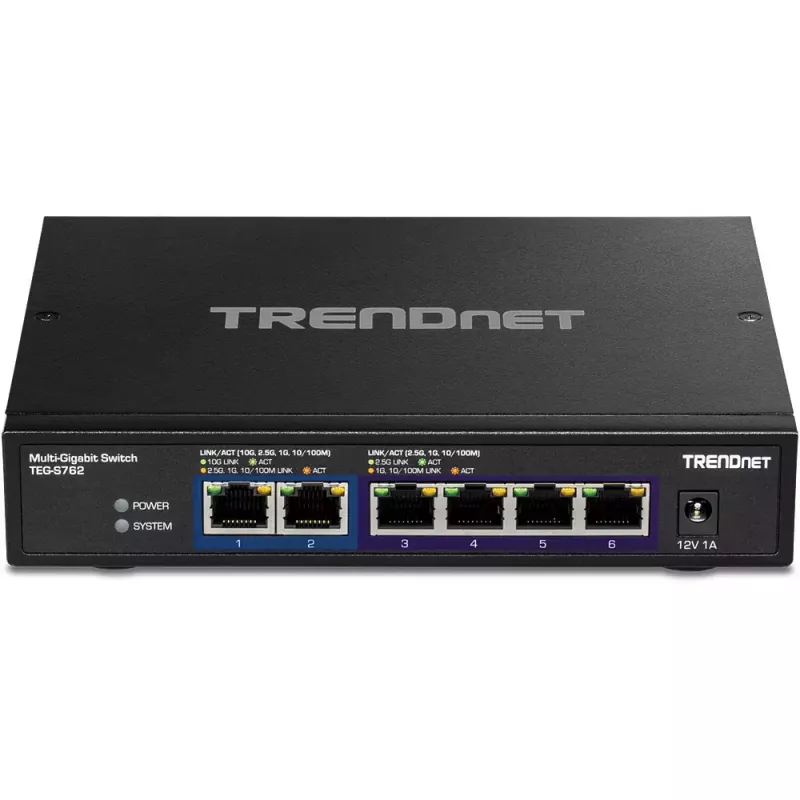 Sieťový switch Trendnet TEG-S762 10G Ethernet 6 portov 60 Gbit/s