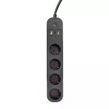 Predlžovacia zásuvka Gembird TSL-PS-S4U-01 Smart 4 AC výstupy