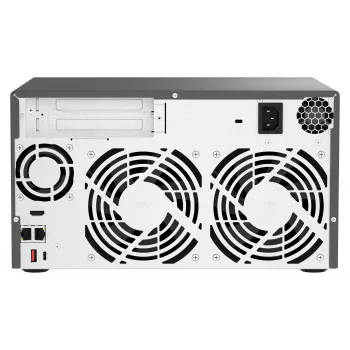 QNAP TVS-h874 NAS Tower Intel® Core™ i7 32 GB DDR4 0 TB QuTS hero Black