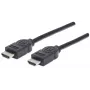 HDMI kábel konektor samec na konektor samec Manhattan HDMM6 4K@30Hz 1,8 m čierny