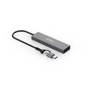 Microconnect UC0066-5G-USB-C-4IN1 rozhranie hub USB-C 4 porty