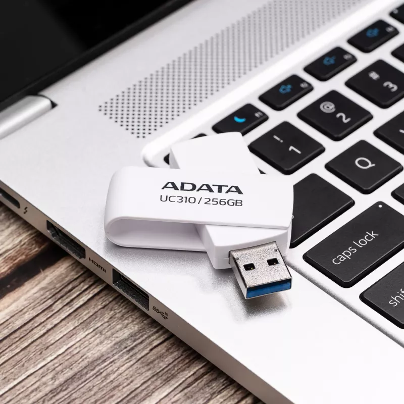 ADATA UC310 USB flash disk 256 GB USB Type-A 3.2 Gen 1 (3.1 Gen 1) biely