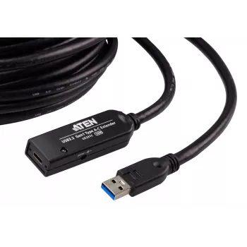 ATEN USB 3.2 Gen1 predlžovací kábel 10m USB A na USB C čierna