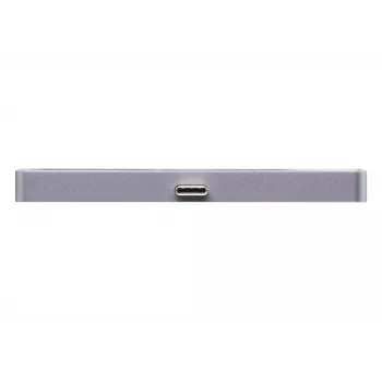 ATEN USB-C cestovný dock s prechodom napájania, univerzálny, USB Type-C, čierna, strieborná