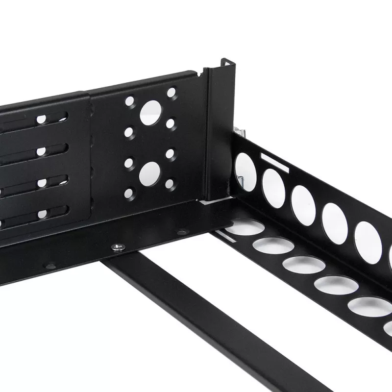 StarTech.com 3U pevné 19-palcové univerzálne serverové rackové lišty s nastaviteľnou hĺbkou