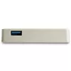 StarTech.com USB-C na Gigabit Ethernet adaptér s USB-A portom – biely 1 Gbit/s NIC USB 3.0/USB 3.1 Type-C sieťový adaptér – 1GbE USB-C RJ45/LAN TB3 kompatibilný Windows MacBook Pro Chromebook