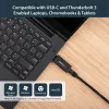 StarTech.com USB C na Gigabit Ethernet adaptér – 1 Gbit/s NIC USB 3.0/USB 3.1 typ C sieťový adaptér – 1GbE USB-C na RJ45/LAN port Thunderbolt 3 kompatibilný Windows MacBook Pro Chromebook