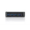ATEN 2-portový USB 3.0 prepínač na zdieľanie periférií, 5 Gbit/s, Micro-USB Type-B, čierny, plast, 0 - 40 °C, -20 - 60 °C