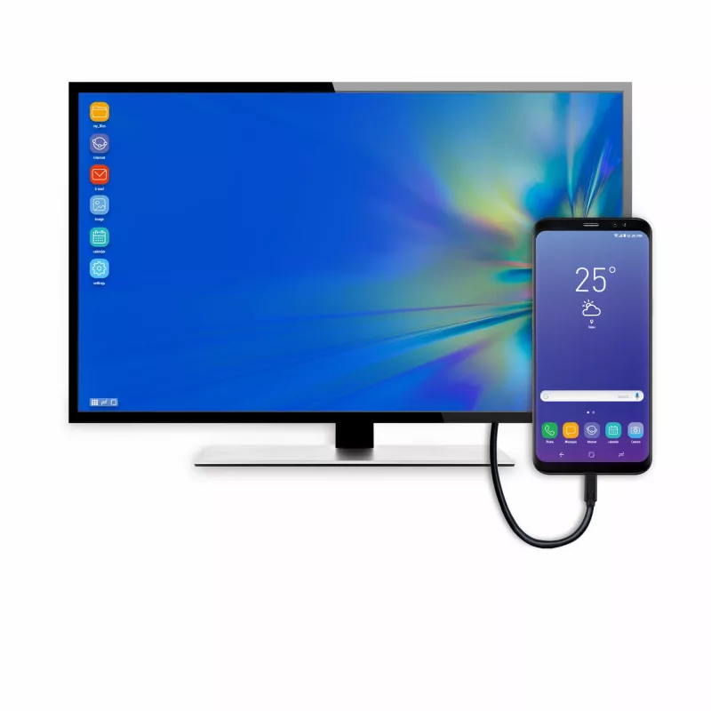 ATEN 2-portový USB-C Gen 1 dokovací prepínač