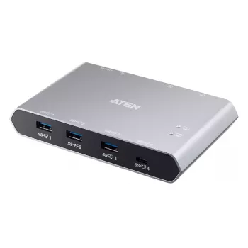 Prepínač na zdieľanie periférií ATEN 2x4 USB-C Gen2