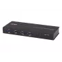 ATEN 4-portový USB 3.1 Gen1 priemyselný prepínač, 5 Gbit/s, čierna, kov, 0 - 50 °C, -20 - 60 °C, 0 - 80%