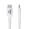 StarTech.com 3m (9.8ft) USB-A na USB-C nabíjací kábel, nabíjanie a synchronizácia, 3A, USB 2.0, TPE plášť – biely USB nabíjací kábel