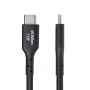 StarTech.com 4m (13ft) USB-A na USB-C nabíjací kábel, nabíjanie a synchronizácia, 3A, USB 2.0, TPE plášť – čierny USB nabíjací kábel