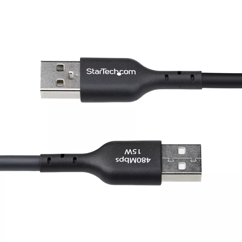 StarTech.com 4m (13ft) USB-A na USB-C nabíjací kábel, nabíjanie a synchronizácia, 3A, USB 2.0, TPE plášť – čierny USB nabíjací kábel