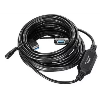 Microconnect USB3.0AAF10A USB kábel USB 3.2 Gen 1 (3.1 Gen 1) 10 m USB A čierny