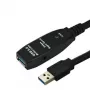 Microconnect USB3.0AAF10A USB kábel USB 3.2 Gen 1 (3.1 Gen 1) 10 m USB A čierny