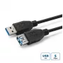 Microconnect USB3.0AAF3B USB kábel USB 3.2 Gen 1 (3.1 Gen 1) 3 m USB A čierny