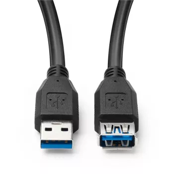 Microconnect USB3.0AAF3B USB kábel USB 3.2 Gen 1 (3.1 Gen 1) 3 m USB A čierny