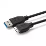 Microconnect USB3.0AB05MICRO USB kábel USB 3.2 Gen 1 (3.1 Gen 1) 0,5 m USB A Micro-USB B čierny