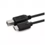Microconnect USB3.1C2B2 USB kábel USB 2.0 1,8 m USB C USB B čierny