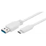Microconnect USB3.1CA05W USB kábel USB 3.2 Gen 1 (3.1 Gen 1) 0,5 m USB C USB A biely