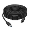 Microconnect USB3.1CA10AMP USB kábel USB 3.2 Gen 1 (3.1 Gen 1) 10 m USB C USB A čierny