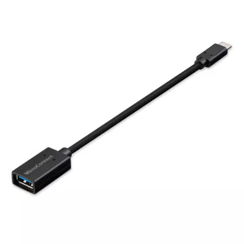 Microconnect USB3.1CAF02BH USB kábel USB 3.2 Gen 1 (3.1 Gen 1) 0,2 m USB C USB A čierny