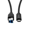 Microconnect USB3.1CB5 USB kábel USB 3.2 Gen 1 (3.1 Gen 1) 5 m USB C USB B čierny