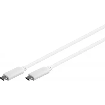 Microconnect USB3.1CC1W USB kábel USB 3.2 Gen 2 (3.1 Gen 2) 1 m USB C biela