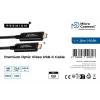 Microconnect USB3.1CC20OP USB kábel USB 3.2 Gen 2 (3.1 Gen 2) 20 m USB C čierny