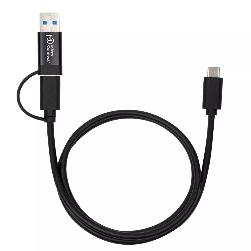 Microconnect USB3.1CCA1 USB kábel USB 3.2 Gen 1 (3.1 Gen 1) 1 m USB C čierny