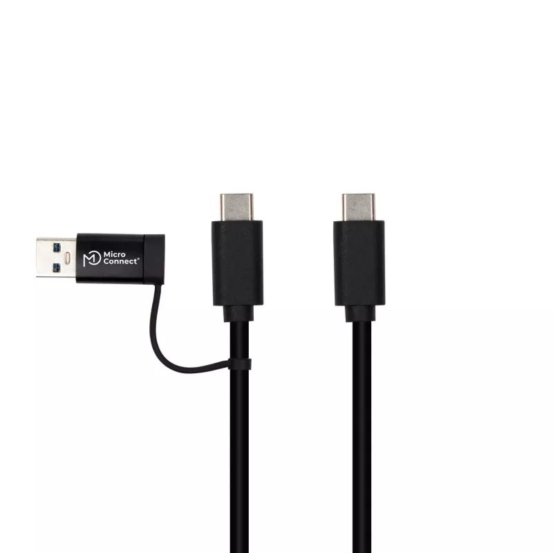 Microconnect USB3.1CCA1 USB kábel USB 3.2 Gen 1 (3.1 Gen 1) 1 m USB C čierny