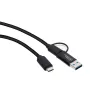 Microconnect USB3.1CCA1 USB kábel USB 3.2 Gen 1 (3.1 Gen 1) 1 m USB C čierny