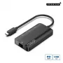 Microconnect USB3.1CCOM16 dokovacia stanica/port replikátor pre notebook káblová USB 3.2 Gen 1 (3.1 Gen 1) Type-C sivá