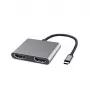 Microconnect USB3.1CHDMIX2 USB grafický adaptér čierny