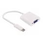 Microconnect USB3.1CVGAW USB grafický adaptér biely