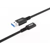 Microconnect USB3.2AC05 USB kábel USB 3.2 Gen 2 (3.1 Gen 2) 0,5 m USB C USB A čierny