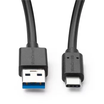 Microconnect USB3.2CA0.25 USB kábel USB 3.2 Gen 2 (3.1 Gen 2) 0,25 m USB A USB C čierna