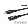 Microconnect USB3.2CC1.5EX USB kábel USB4 Gen 2x2 1,5 m USB C čierny