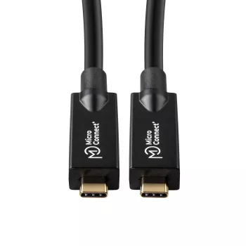 Microconnect USB3.2CC12OP USB kábel USB 3.2 Gen 2 (3.1 Gen 2) 12,5 m USB C čierny