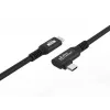USB kábel Microconnect USB3.2CC2-A 2 m USB-C čierny USB 3.2 Gen 2x2 20 Gbit/s