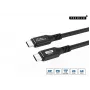 Microconnect USB3.2CC5 USB kábel USB 3.2 Gen 2 (3.1 Gen 2) 5 m USB-C čierny