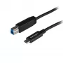 StarTech.com 1 m USB-B na USB-C kábel, USB 10 Gbit/s, dátový kábel, USB 3.2 Gen 2, USB-C dátový prenosový kábel
