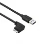 StarTech.com štíhly Micro-USB 3.0 kábel – M/M – Micro-USB zahnutý doľava – 1 m (3 ft)