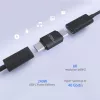 MicroConnect Premium adaptér USB4 USB-C, 40 Gbps, 240 W (USB4-CC-240W)