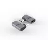 MicroConnect Premium USB4 USB-C uhlový adaptér, 40 Gbps, 240 W (USB4-CCFA-240W)