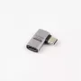 MicroConnect Premium USB4 USB-C uhlový adaptér, 40 Gbps, 240 W (USB4-CCFA-240W)
