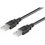 Microconnect USBAA01B USB kábel USB 2.0 0,1 m USB A čierny